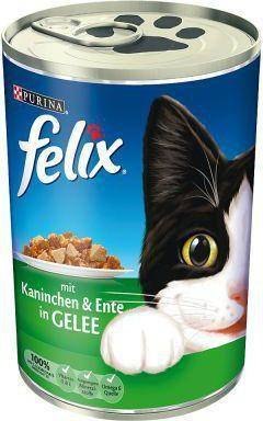 Felix Purina Królik i Kaczka w galarecie 400 g