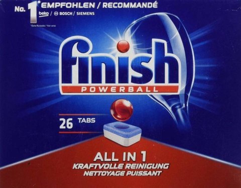 Finish All in 1 Tabletki do Zmywarki 26 szt.