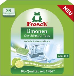 Frosch Alles in 1 Limonen tabletki do zmywarki 26 szt