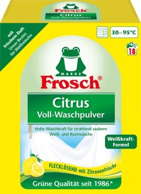 Frosch Citrus proszek do białych 18 prań