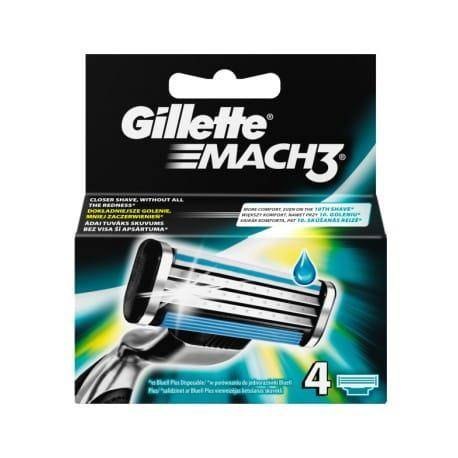 Gillette Mach 3 Ostrza 4 szt.