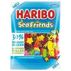 Haribo Sea Friends 30% mniej cukru 160g