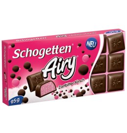 Schogetten Airy dark chocolate-cherry 95g