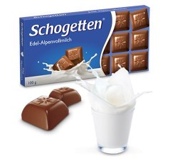 Schogetten Edel-Alpenvollmilch Czekolada 100 g