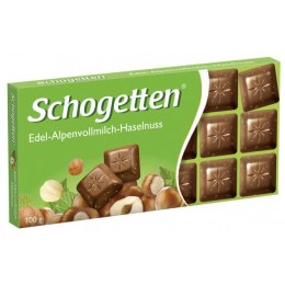 Schogetten Edel-Alpenvollmilch-Haselnuss Czekolada 100 g