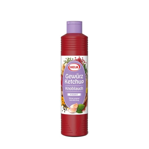 Hela Ketchup Curry Knoublauch Pikant - Czosnek 800 ml