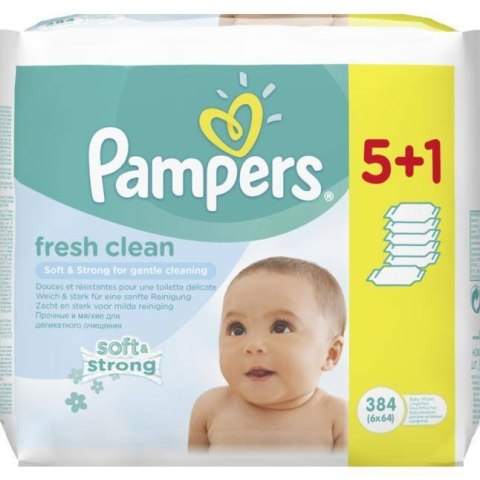 Pampers chusteczki nawilżone Fresh Clean 384 szt.