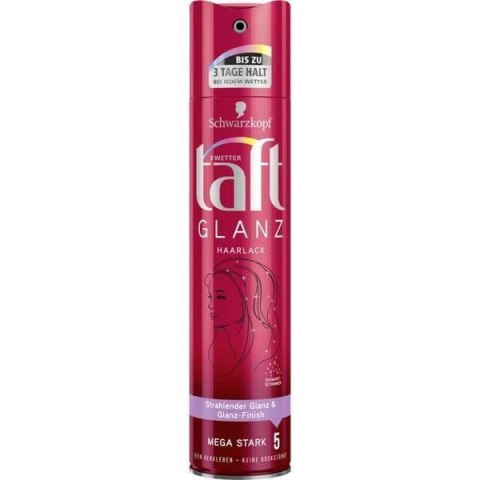 Taft Glanz Mega Stark 5 Lakier do Włosów 250 ml