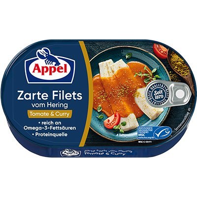 Appel MSC Filety Śledziowe Pomidor & Curry 200 g