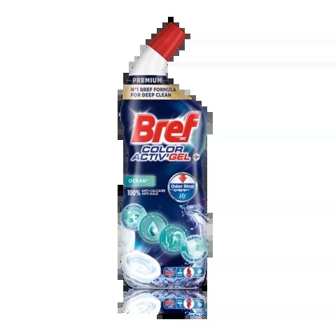 Bref Color Active Citrus Odor Stop Żel WC 700 ml