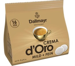 Dallmayr Crema d'Oro Mild & Fein Kawa w Padach 16 +2 szt.