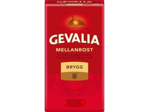 WYPRZEDAŻ !!!Gevalia Mellanrost Brygg Kawa Mielona 450 g