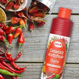 Hela Curry Gewürz Ketchup Leicht Scharf 800 ml