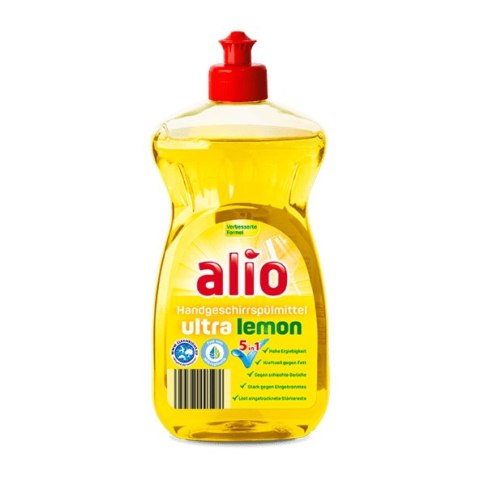 Alio 5 w 1 Ultra Lemon Płyn do Naczyń 500 ml