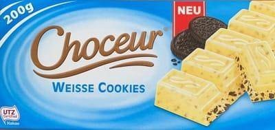 Choceur Weisse Cookies - Czekolada Biała z Ciastkiem 200g