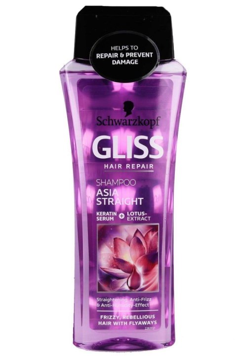 Gliss Kur Asia Straight Szampon do Włosów 250 ml