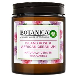 Air Wick Botanica Island Rose& African Gerarium Świeca Zapachowa 205 g