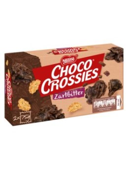 Choco Crossies Zartbitter 2x75g