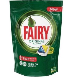 Fairy All in One Lemon Kapsułki do Zmywarki 60 szt.