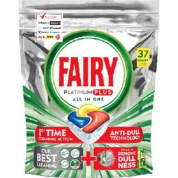 Fairy Platinum Plus Lemon kapsułki do zmywarki 37 szt.