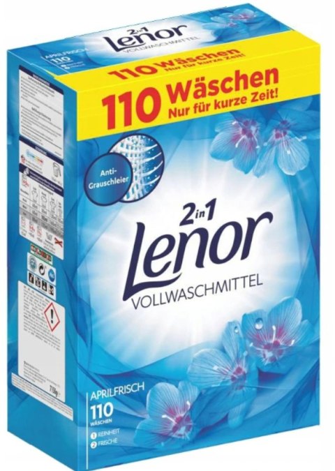 Lenor Aprilfrisch Uniwersal Proszek do Prania 110 prań