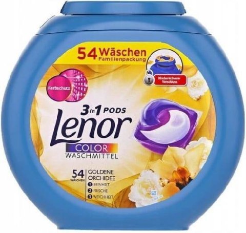 Lenor Waschmittel 3w1 kapsułki Color Orchidee 54 szt.