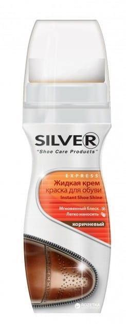 Silver Brązowa Pasta do Obuwia w Płynie 75 ml