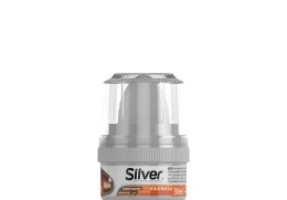 Silver pasta do butów z gąbką brąz 50 ml