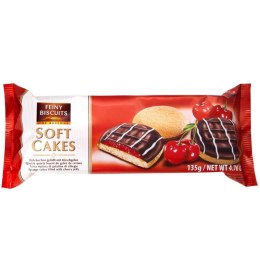 Feiny Biscuits Biszkopty z Galaretką Wiśniową Oblane Czekoladą 135g