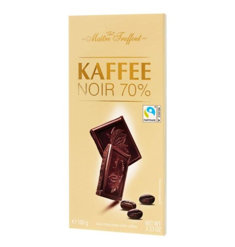 MaitreTruffout Ciemna Czekolada 70% z Kawą 100 g