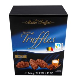 MaitreTruffout Trufle z Płatkami Mlecznej Czekolady 145 g