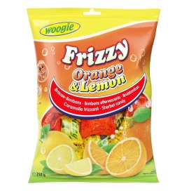 Woogie Bonbons Frizzy Orange & Lemon 250 g