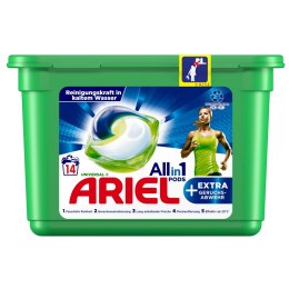 Ariel All in 1 Universalr+Extra Geruchsabwehr Kapsułki do Prania 14 szt. DE