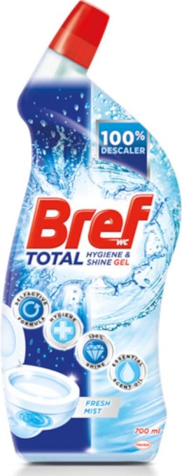 Bref Total Hygiene&Shine Żel WC 11x effekt 700 ml