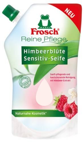 Frosch Himbeerblute Sensitiv Mydło w Płynie Zapas 500 ml