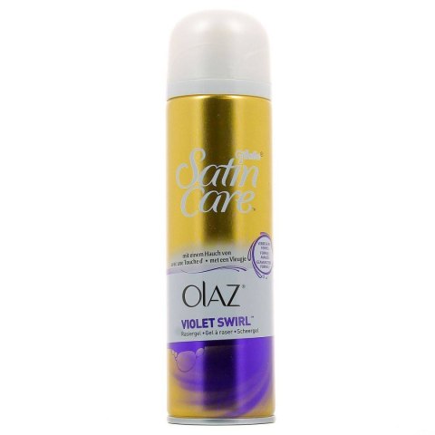 Gillette Satin Care Violet Swirl with Olay Żel do Golenia 200 ml