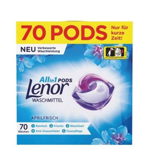 Lenor All-in-1 Aprilfrisch Kapsułki do Prania 70 szt.