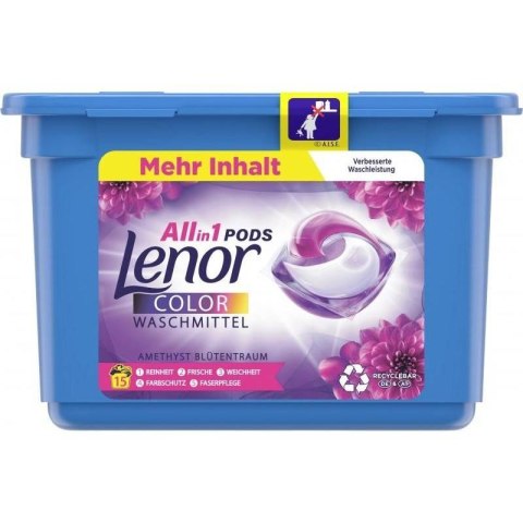 Lenor Color Amethyst Blütentraum Kapsułki do Prania 15 szt.