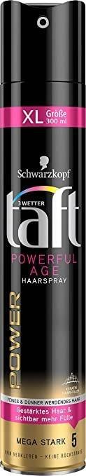 Taft Powerful Age Keratin 5 Lakier do Włosów 300 ml