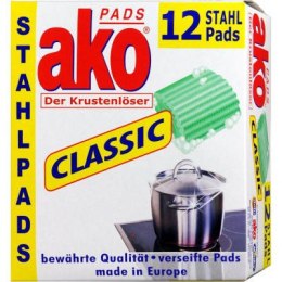 Ako Classic Pads Nawilżone Gąbki do Naczyń 12 szt.