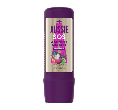 Aussie SOS 3 minute Miracle Deep Treatment Odzywka do Włosów 225 ml