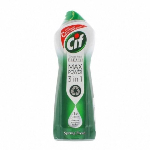 Cif Max Power 3 in 1 Spring Fresh Mleczko z Wybielaczem 750 ml