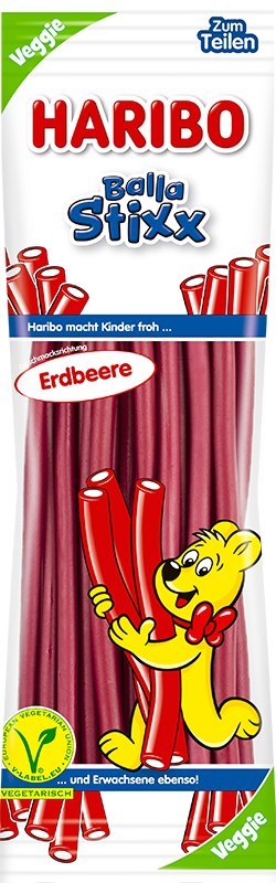 Haribo Balla Stixx Erdbeere 200 g