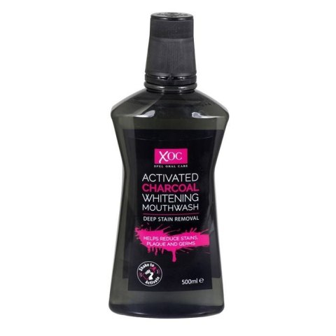 XOC Activated Charcoal Whitening Płyn do Płukania Jamy Ustnej 500ml