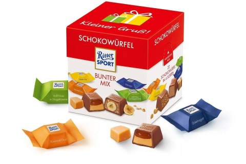 Ritter Sport Scholowurfel Bunter Mix 176 g