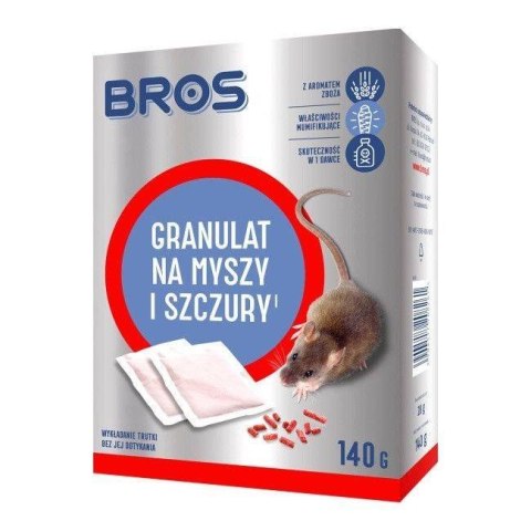 Bros Granulat na Myszy i Szczury 140 g