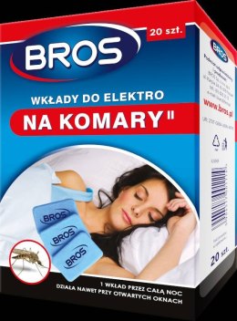 Bros Wkład do Elektro na Komary 20 szt.