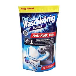 Der Waschkonig Power Anti- Kalk Tabs 18 szt.