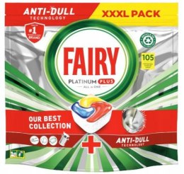 Fairy Platinum Plus Anti-Dual Lemon 105 szt.