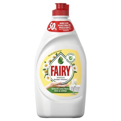 Fairy Sensitive Rumianek z witaminą E Płyn do Naczyń 450 ml